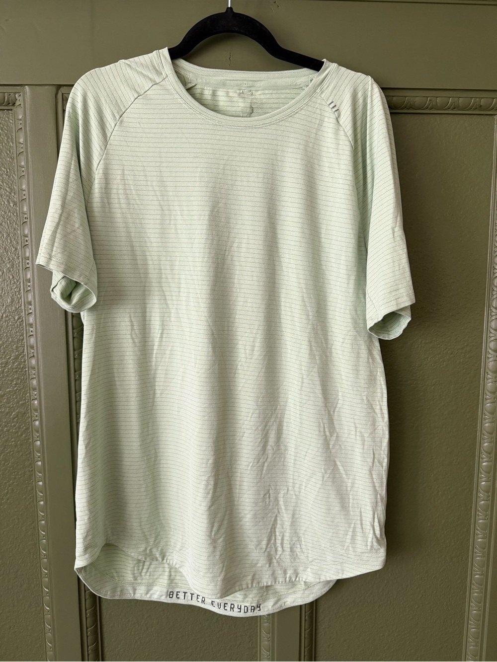 lululemon athletica Light Mint Short-Sleeve Striped Tee